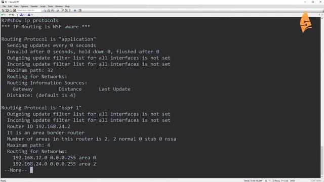 OSPF Multi-Area Configuration смотреть онлайн