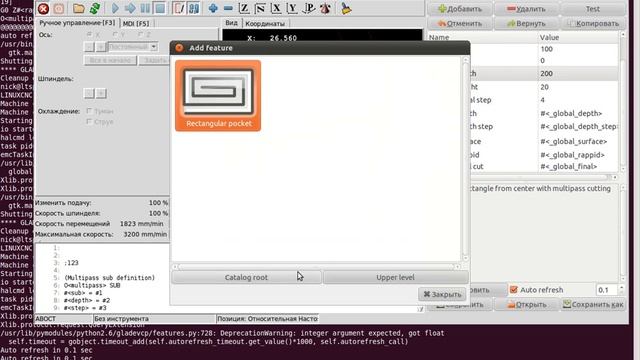 LinuxCNC Features aka masters/wizards for linuxcnc смотреть онлайн