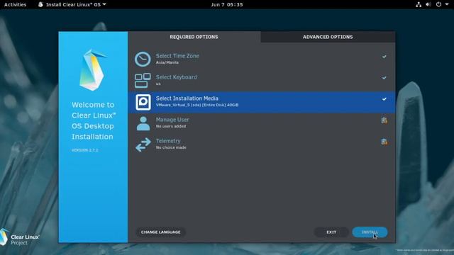 Clear Linux OS смотреть онлайн