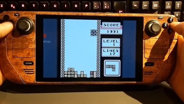 Playing 'Tetris' From Game Boy On a Steam Deck! + Retro Wooden Steam Deck Skin! смотреть онлайн