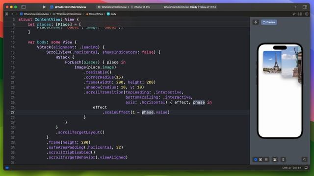 SwiftUI 5: What’s New In ScrollView смотреть онлайн