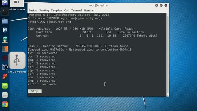 MENGEMBALIKAN FILE YG TERHAPUS MENGGUNAKAN PHOTOREC DI KALI LINUX смотреть онлайн