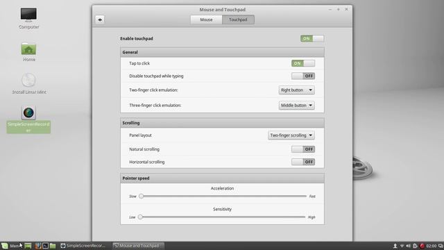 Mouse and Trackpad Settings in Linux Mint and how to enable multi touch смотреть онлайн