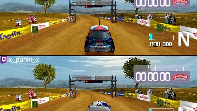 Kenya Rally Championship 2 Player split screen [Colin McRae Rally 2.0] [PS1] [#14] смотреть онлайн
