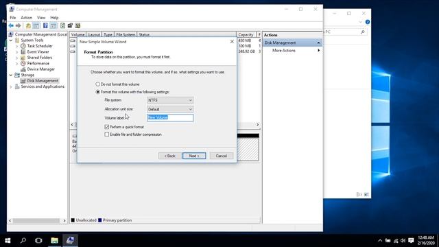 Create or Merge a partition in Windows 10 (Shrink or Extend a volume) 2020 смотреть онлайн