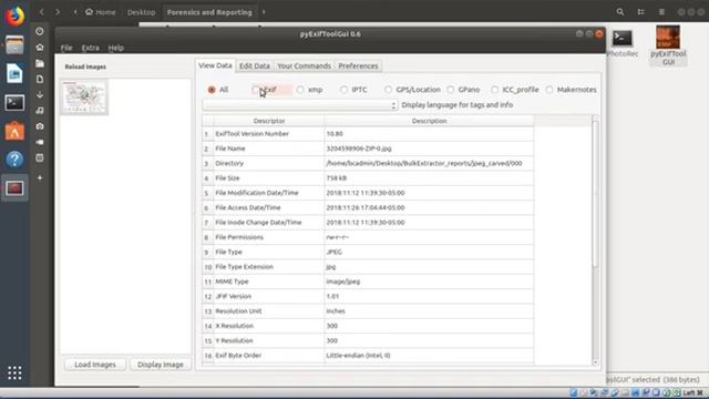 BitCurator Software: Using pyExifToolGUI смотреть онлайн