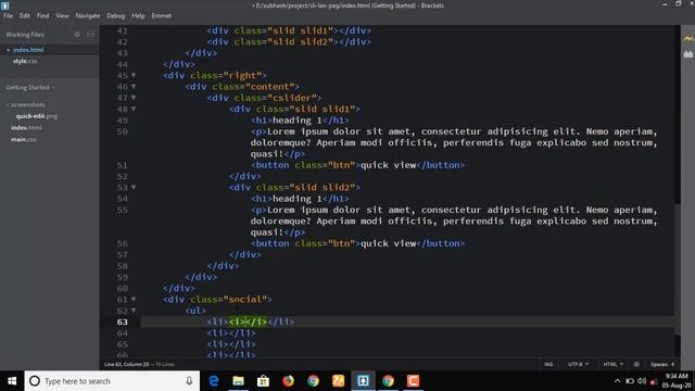 Animated website design, JavaScript tutorial смотреть онлайн