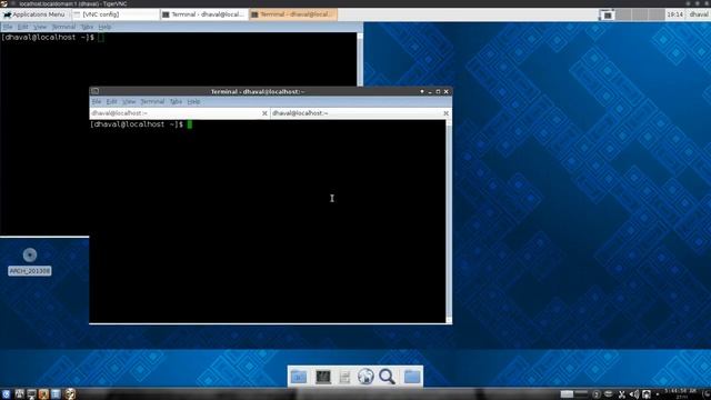 The glorious Tiger VNC, running on Fedora 19. смотреть онлайн