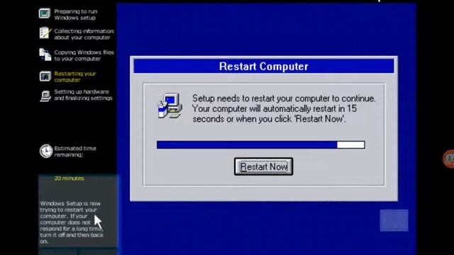 Установка Windows ME смотреть онлайн