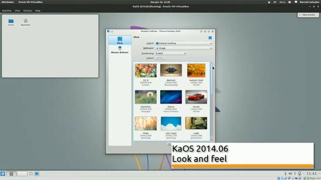 KaOS 2014.6 Install and overview | A lean KDE Distribution [HD] смотреть онлайн