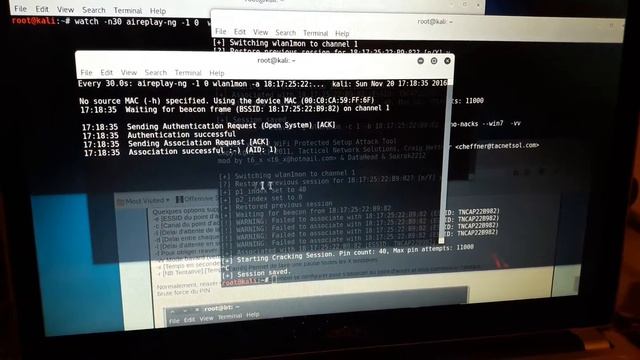 Warning : failed to associate with the essid bssid reaver wps n wpa2 смотреть онлайн