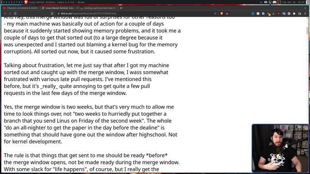 Linus Torvalds Rants About Last Minute Linux Patches смотреть онлайн