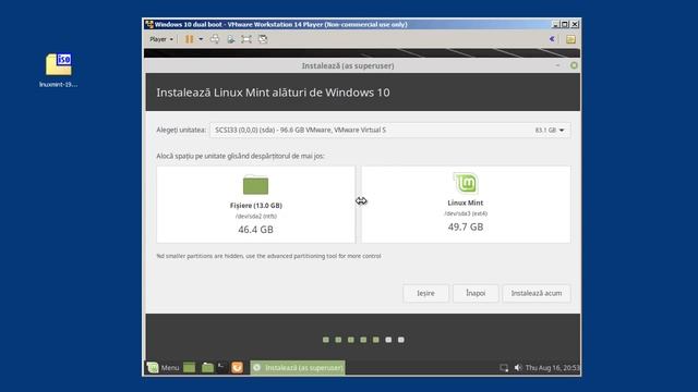 Instalare Linux Mint 19 Tara in dual boot cu Windows 10 смотреть онлайн