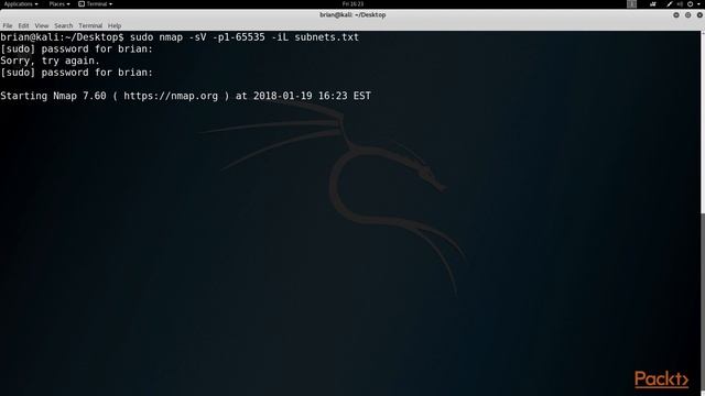Mastering Kali Linux Network Scanning : Monitoring Nmap Scans Using Verbose Logging | packtpub.co смотреть онлайн