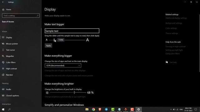 How to Increase Font Size in Windows 10 смотреть онлайн