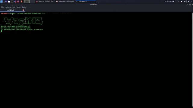 Scan Website with wapiti смотреть онлайн