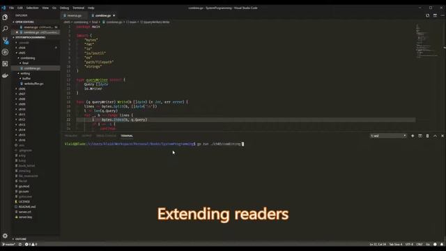 Hands-On System Programming with Go | 5. Handling Streams смотреть онлайн