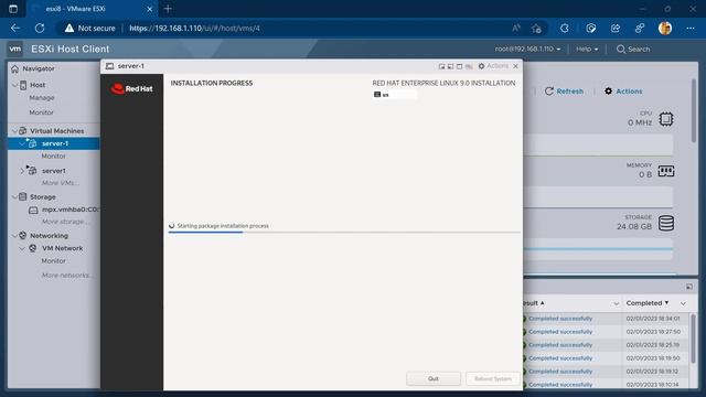 ติดตั้ง และ SSH ลีนุกซ์ Red Hat9 เวอร์ชั่นล่าสุดบน Esxi8.x смотреть онлайн