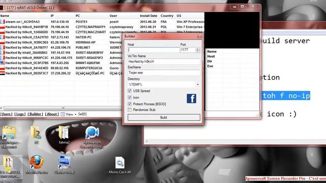 njRAT 0 5 0 create server + Download link смотреть онлайн