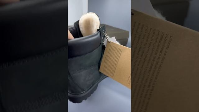 Timberland Black 6 Inch Winter