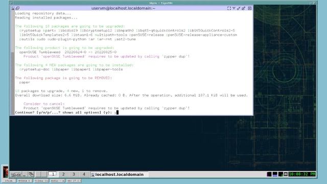 openSUSE Tumbleweed - IceWM смотреть онлайн