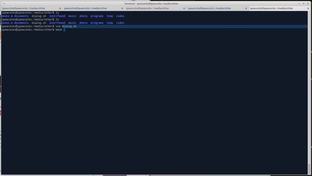 Dialog - infoboxes (linux shell) смотреть онлайн