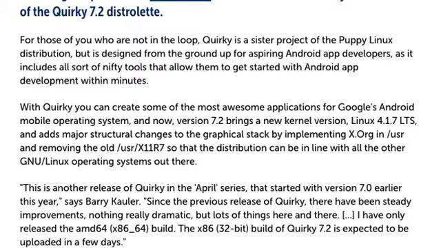 Linux News - Quirky Linux 7.2 is Released смотреть онлайн