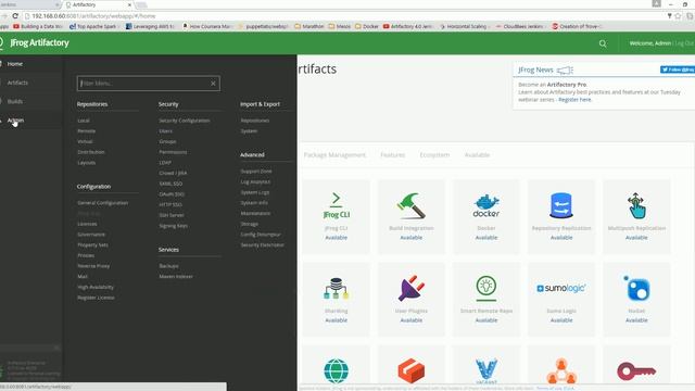 Authenticating Cloudbees Jenkins, JFrog Artifactory Server using Microsoft AD server смотреть онлайн