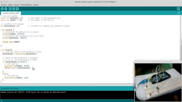 Arduotitlan - Boton Imprime en Monitor Serial Port 9600 Consola de Arduino смотреть онлайн
