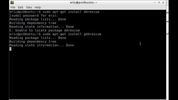 Install ddrescue (gddrescue) on Ubuntu Linux