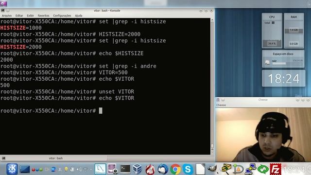 Variáveis do Linux смотреть онлайн