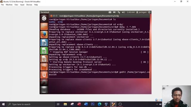 CARA REMOTE DESKTOP PADA LINUX UBUNTU di VIRTUALBOX DENGAN PASSWORD смотреть онлайн