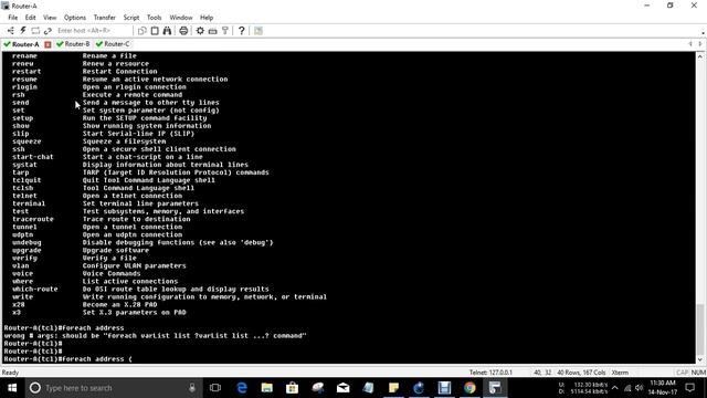 TCLSH Scripting - LAB смотреть онлайн