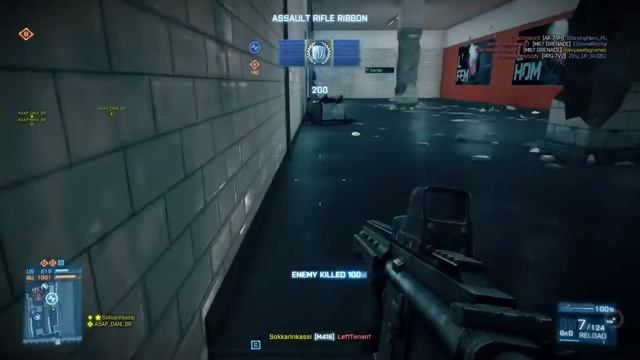 Gameplay on Linux: Battlefield 3 Metro смотреть онлайн