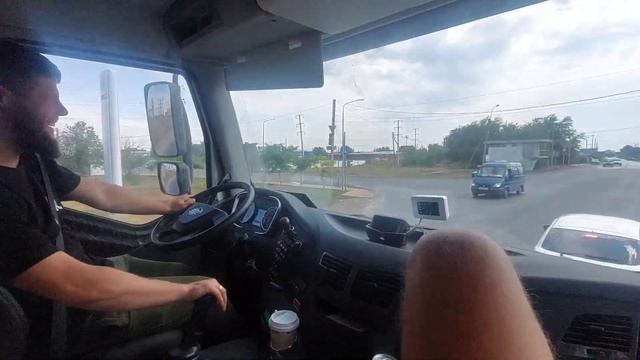 Работа на самосвале FAW J-6,420 кобыл