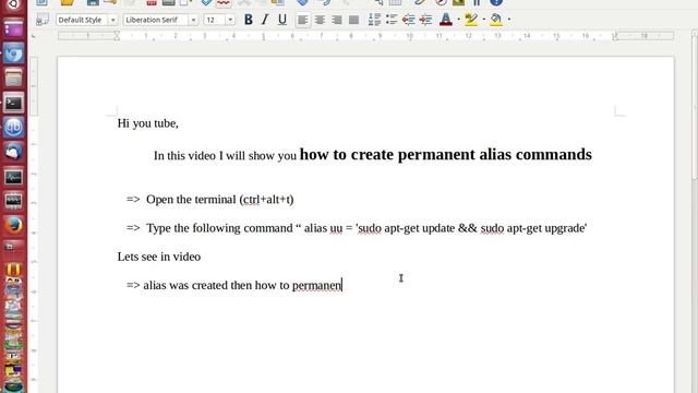 How to create permanent alias in linux (customizing the long commands) смотреть онлайн