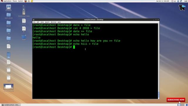 Red Hat Linux Class #4 - I/O Redirection, tr & echo - Hindi 🔥 смотреть онлайн