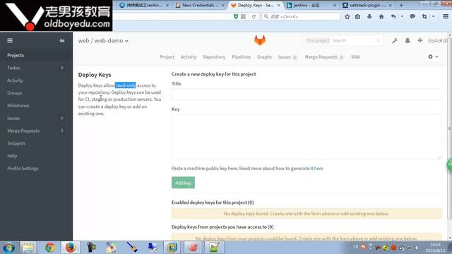L011-老男孩高级架构师体系-持续集成与自动化部署2-4-jenkins创建job和git插件 смотреть онлайн