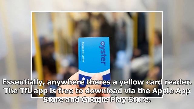 You can now collect your oyster card top up on a bus смотреть онлайн