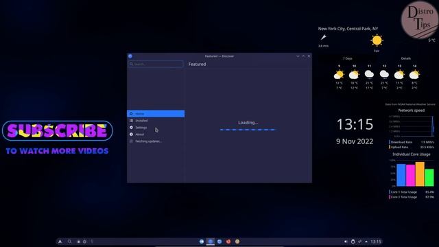 KDE neon 5.26.2 Customization.KDE plasma Customization. смотреть онлайн