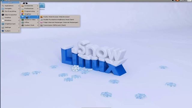 Snowlinux 3.1 E17 ( Debian Based ) смотреть онлайн