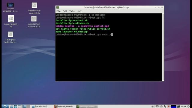 Labdoo - How to use scripts (English) смотреть онлайн