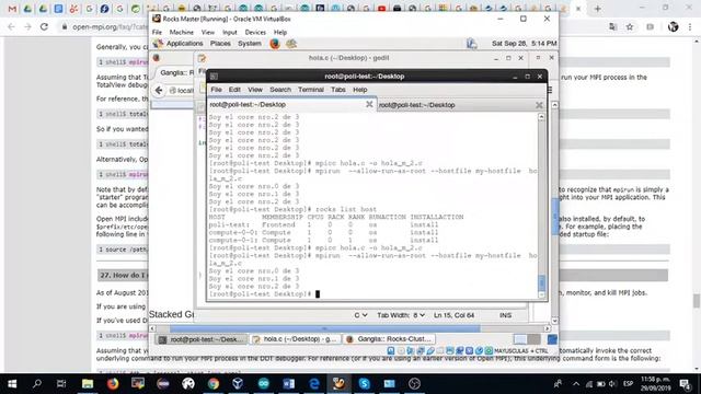 Sistemas Distribuidos - OPEN MPI смотреть онлайн