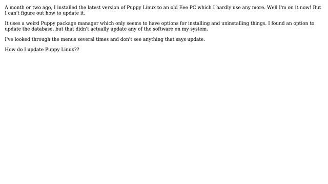 How to update Puppy Linux? смотреть онлайн