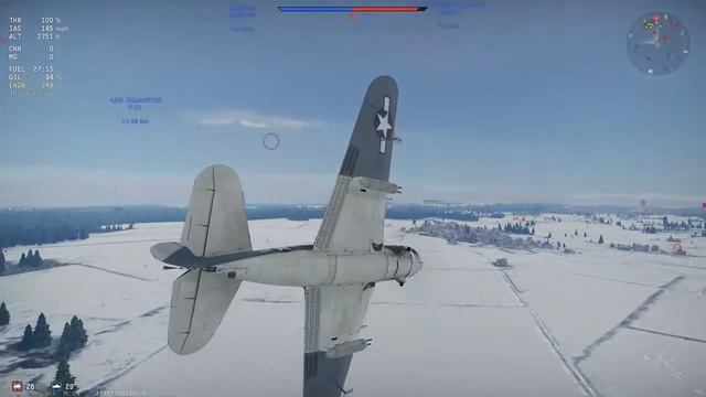 SB2C-4 Helldiver Evades x3 attacks from fighters смотреть онлайн