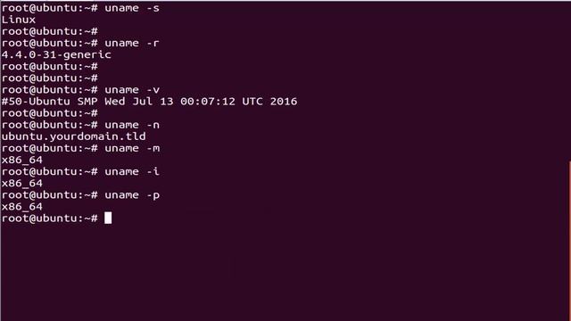 Uname Command Examples To Get Operating System Details смотреть онлайн