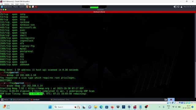 Comprehensive Network Scanning with ARP, Netdiscover, Nmap | TCP/UDP Ports, Services, & OS Detectio смотреть онлайн