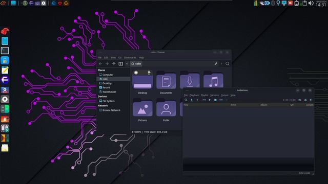 Garuda Linux Xfce customized to have a modern look смотреть онлайн