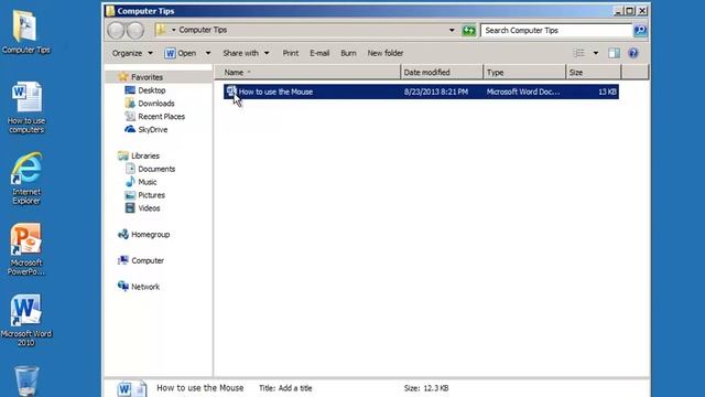 How to Move a File From a Folder to the Desktop смотреть онлайн